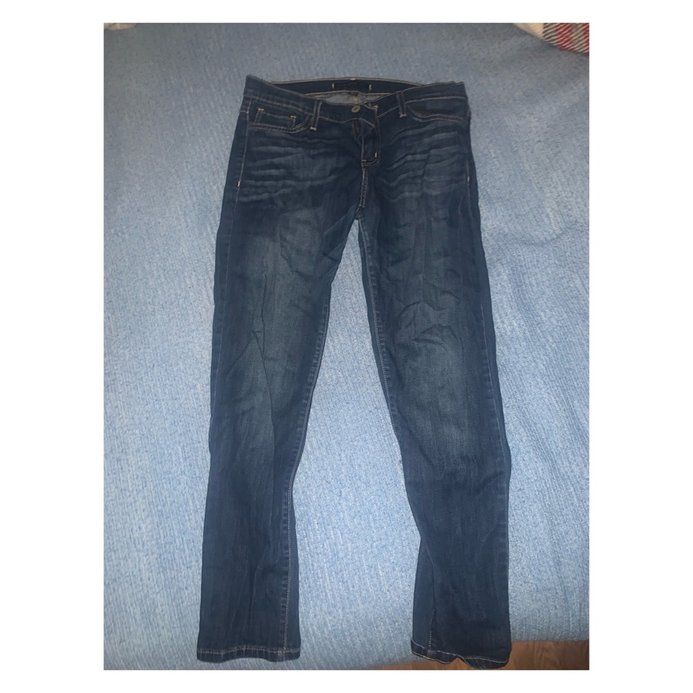 Dark blue skinny jeans